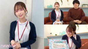 『心優しいナースがズラりと並んだチ○ポから手コキで担当患者のチ○ポ当てに挑戦！！』超きゃわたんナースが立ち並ぶ数多のチ○ポを触診検査…からの突然のデカチンぶっこみで潮吹き絶頂！謝りながら止まらぬガチイキで中出し昇天☆【街角素人モニタリング♯まい♯25歳】-1