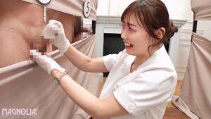 『心優しいナースがズラりと並んだチ○ポから手コキで担当患者のチ○ポ当てに挑戦！！』美巨乳ナースが立ち並ぶ数多のチ○ポを触診検査…からの突然のデカチンぶっこみで連続絶頂！あまりの気持ち良さに意識ぶっ飛び中出し昇天☆【街角素人モニタリング♯あずさ♯26歳】-7