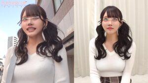 『唇美人な女子大生限定!!お口の中身を当ててみて?』モデル並みのキレかわツインテJDが目隠しして色んな物を食感テイスティング☆突然現れたデカチンに困惑しながら下のお口でもジュボジュボ…痙攣止まらず本気イキ中出しパコパコ♪【街角素人モニタリング♯まなか】-1