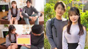 『友達同士の大学生男女が密着オイルぬるぬる素股で一線を越えてしまうのか徹底検証☆』めちゃカワたぬき顔JDがサークル友達とぬるぬるオイル素股の擦り合いで生ハメに発展♪…友チンにメロつきながら彼ピに内緒で連続友情中出し☆【街角素人モニタリング♯はるか】-1